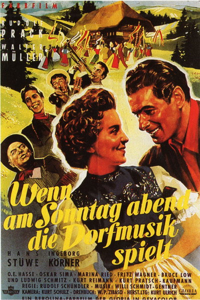 Póster de Wenn am Sonntagabend die Dorfmusik spielt