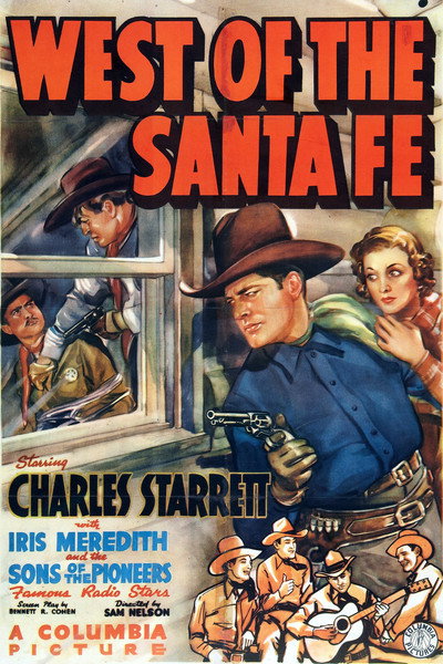 Póster de West of the Santa Fe