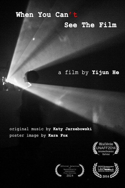 Póster de When You Can't See the Film