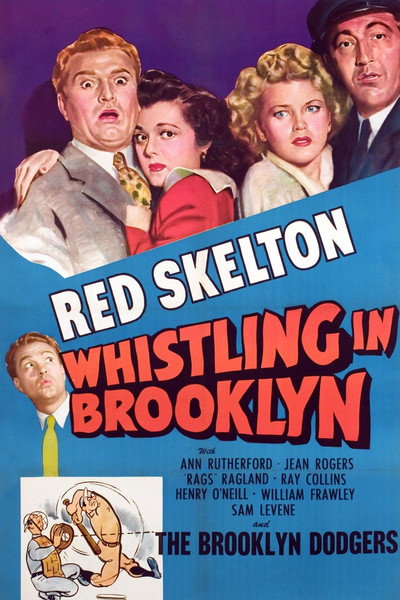 Póster de Whistling in Brooklyn