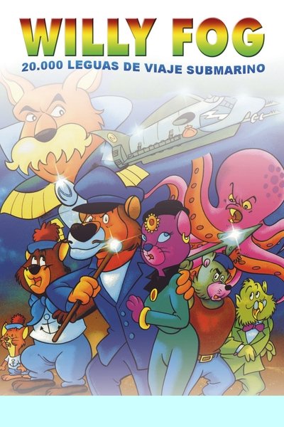 Póster de Willy Fog en 20.000 leguas de viaje submarino