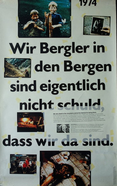 Póster de Wir Bergler in den Bergen sind eigentlich nicht schuld, daß wir da sind