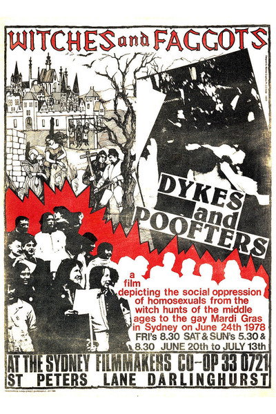 Póster de Witches, Faggots, Dykes and Poofters