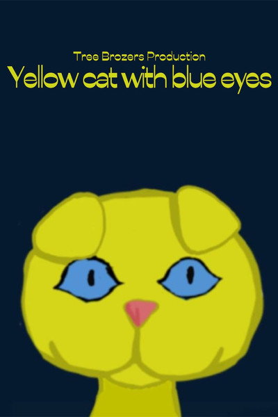 Póster de Yellow Cat with blue eyes