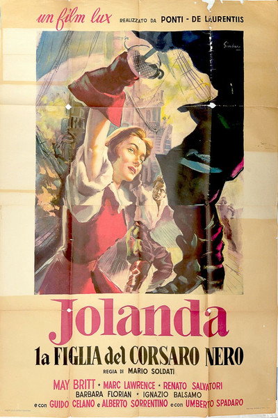 Póster de Yolanda, la hija del corsario negro