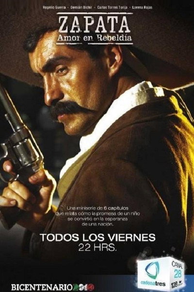 Póster de Zapata. Amor en Rebeldía