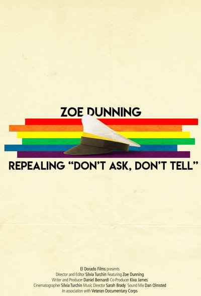 Póster de Zoe Dunning: Repealing Don't Ask, Don't Tell