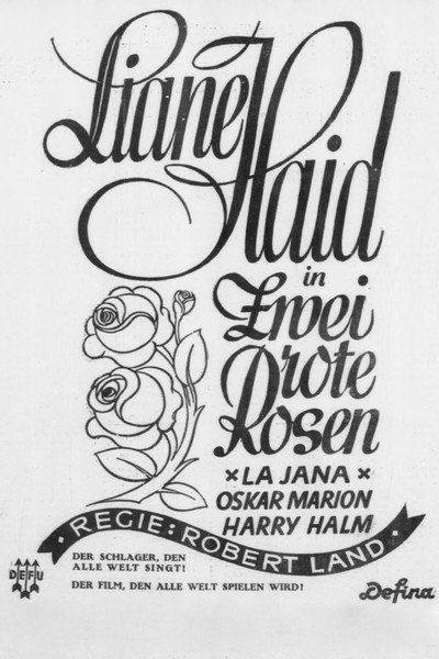 Póster de Zwei rote Rosen