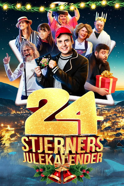 Póster de 24-stjerners julekalender
