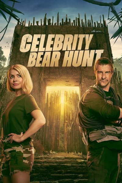 Póster de A la caza de famosos, con Bear Grylls