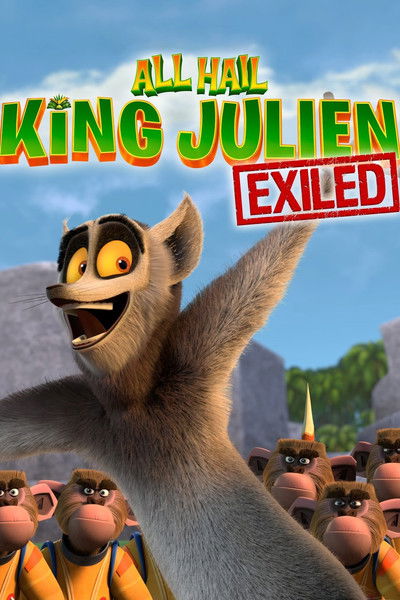 Póster de All Hail King Julien: Exiled