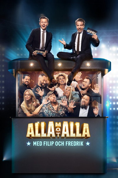 Póster de Alla mot alla med Filip och Fredrik