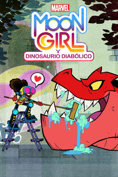 Póster de Marvel's Moon Girl y Dinosaurio Diabólico
