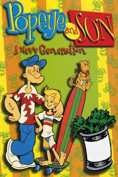Póster de Popeye e hijo