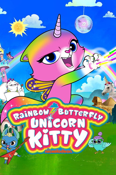 Póster de Rainbow Butterfly Unicorn Kitty