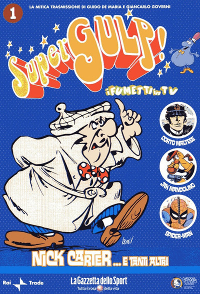 Póster de Supergulp, i fumetti in TV