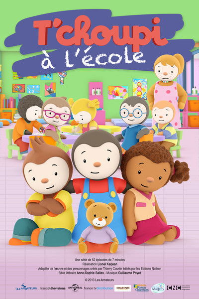 Póster de T'choupi à l'école