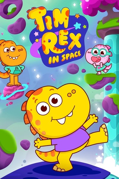 Póster de Tim Rex en el espacio