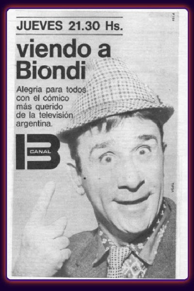 Póster de Viendo a Biondi
