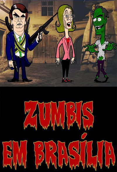 Póster de Zumbis em Brasília